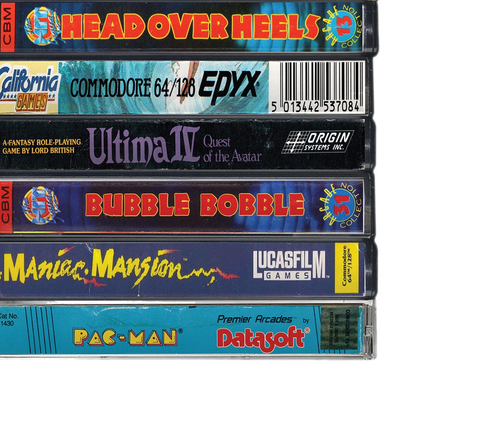 Commodore 64 Original Games Fine Art Print Poster Retro Etsy UK