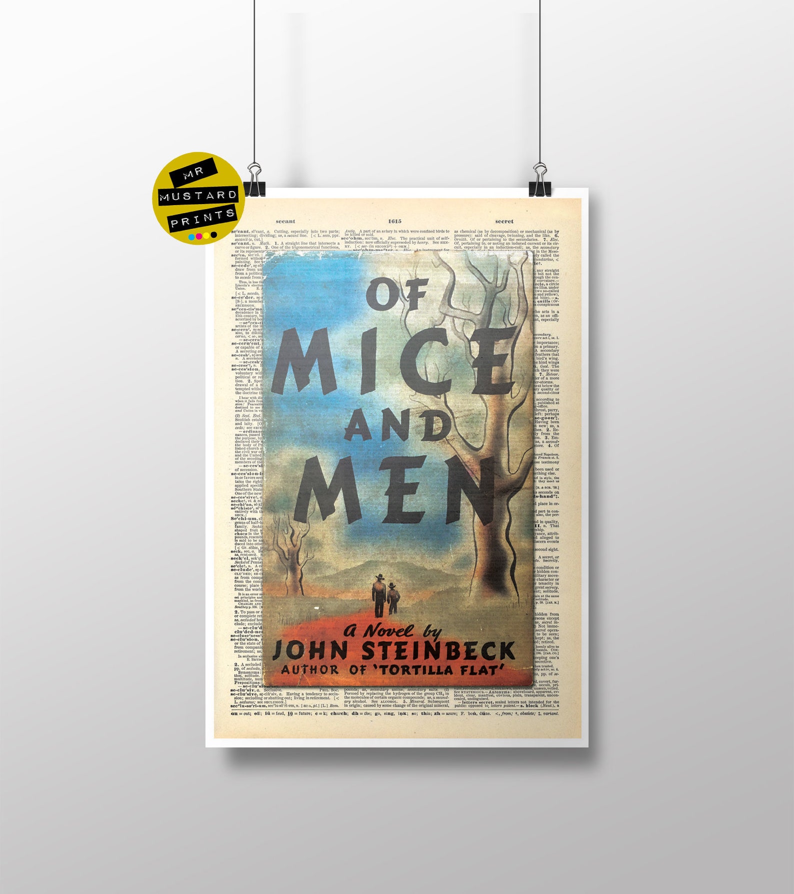 Of Mice and Men by John Steinbeck 1st Edition Cover 1937 - Etsy