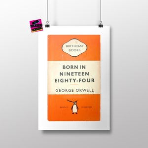 Carte de 40e anniversaire - Parodie de 1984 personnalisable - Né en 1984 - George Orwell - 40e amateur de livres - 40e Idée cadeau