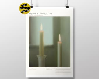 Mozart Requiem Art Print: Classical Music Poster