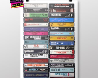 42nd Birthday: 1984 Music Cassette Print - Personalised Gift