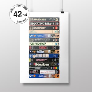 42nd Birthday - 1983 Filme - Born in 1983 - 42nd Party - personalisierte Geschenkidee