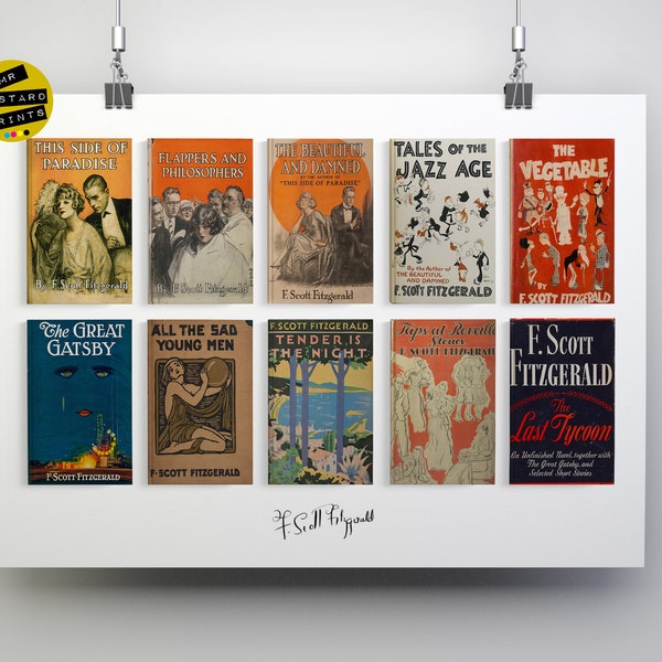 F Scott Fitzgerald Etsy