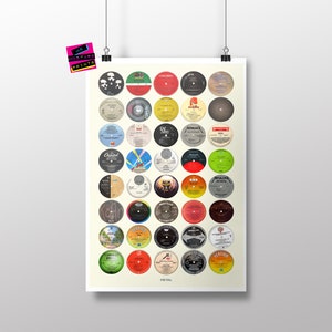 Personalized Metal Music Vinyl Print: Heavy Metal Fan Gift