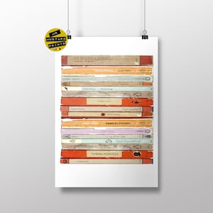 Charles Dickens, Collected Novels: Print, Poster, Art, Gift, Great Expectations, Tale of Two Cities, Bleak House, David Copperfield