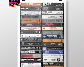 43rd Birthday: 1983 Music Cassettes - Customized Print