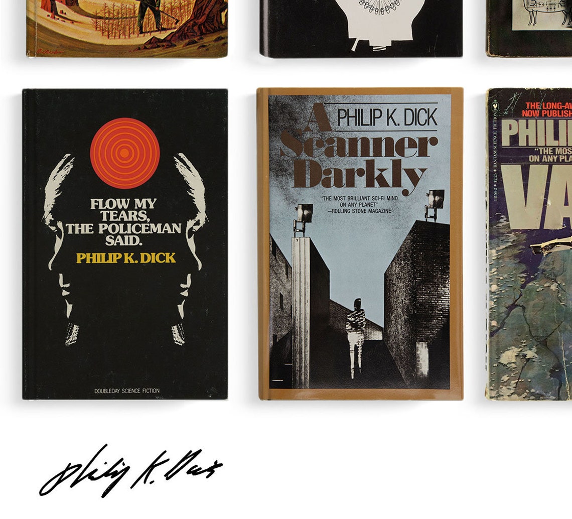Philip K Dick Gesammelte Romane Print Poster Kunst Etsy Schweiz