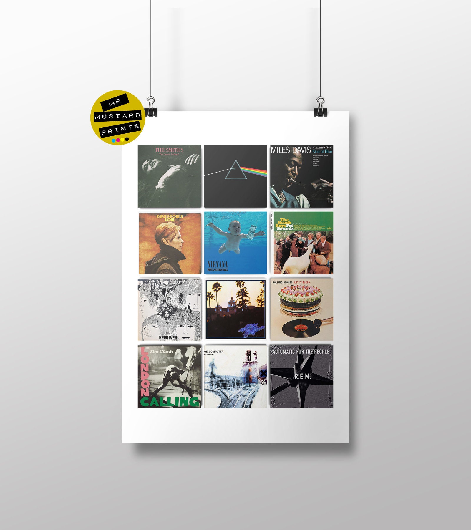 Vinyl Record Cover Wall Display Brackets Album Art New in Stock Black White  Clear 