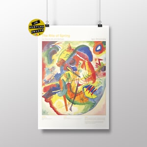 Stravinsky - The Rite of Spring - Graphic Print, Poster, Art, Gift, Classical Music Fan