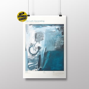 Vaughan Williams - The Lark Ascending - Graphic Print, Poster, Art, Gift, Classical Music Fan