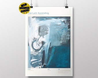Vaughan Williams - El ascenso de la alondra - Impresión gráfica, póster, arte, regalo, aficionado a la música clásica