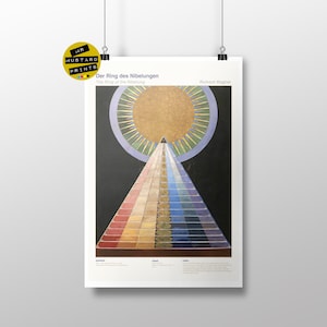 Wagner - The Ring Cycle - Graphic Print, Poster, Art, Gift, Classical Music Fan, Der Ring des Nibelungen