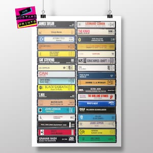 55th Birthday: 1971 Music Cassette Print - Customizable Gift
