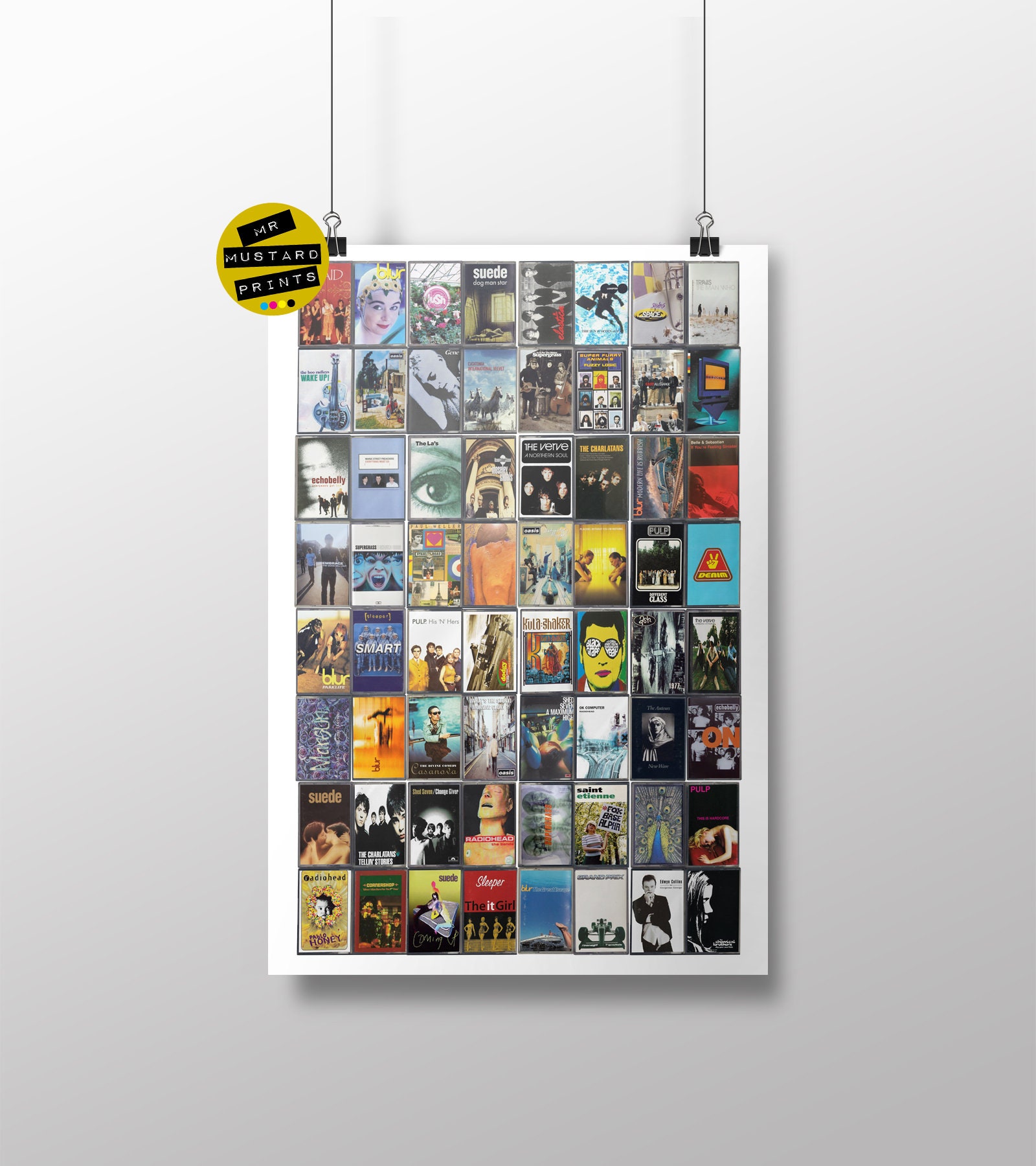 Blur band print - Etsy 日本