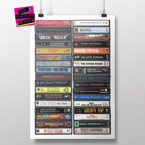 37. Geburtstag: 1989 Musikkassette Druck - Geschenk personalisiert