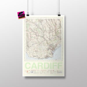 Cardiff Personalisierte Karte Cardiff - Cardiff Poster - Cardiff Kunst Geschenk