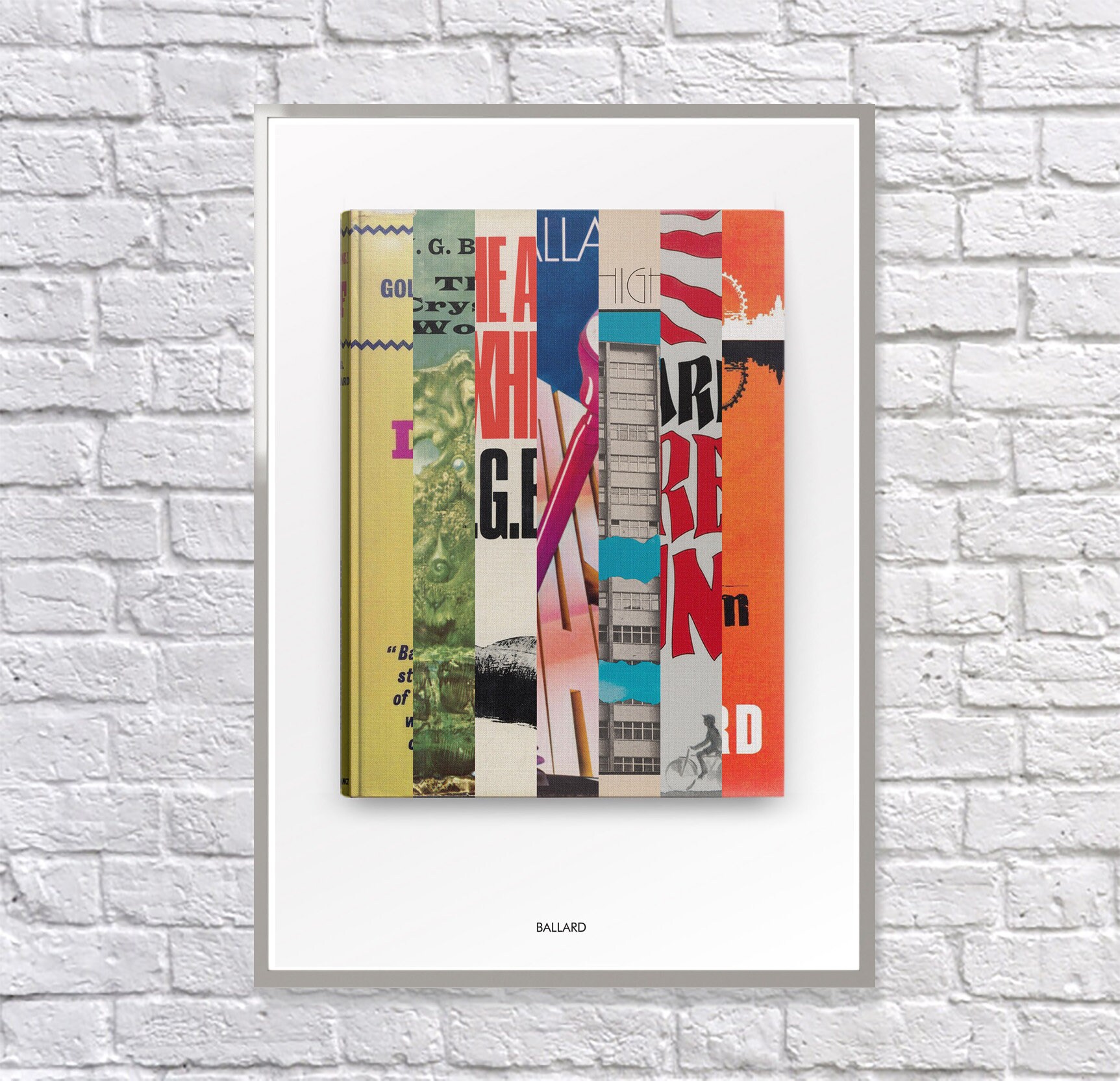 JG Ballard Collected Novels Print Poster Art Gift Sci Fi Etsy