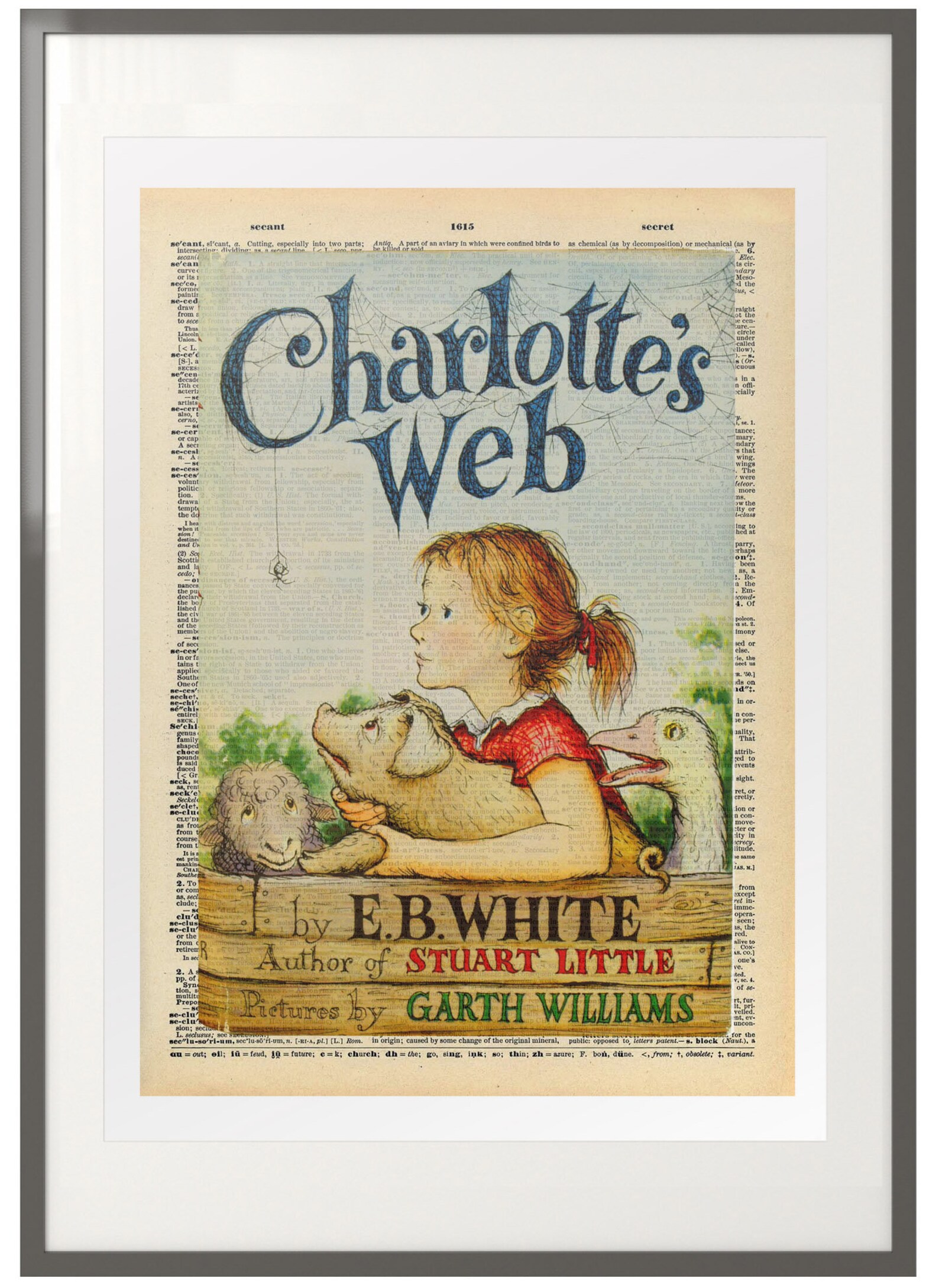 Charlotte's Web by E.B.White 1952 First Edition Cover Etsy