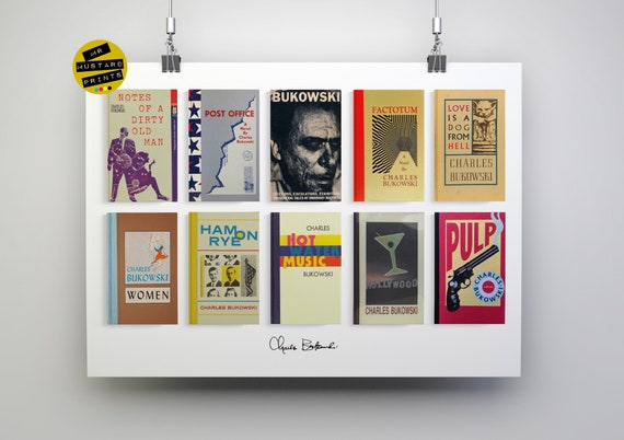Charles Bukowski Gesammelte Romane: Print Kunst - Etsy.de
