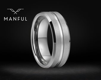 Zilveren band | Zilveren ring | Gepersonaliseerde ring | Gegraveerde ring | Minimalistische herenring | roestvrijstalen ring | Cadeau voor hem, vriend, vader