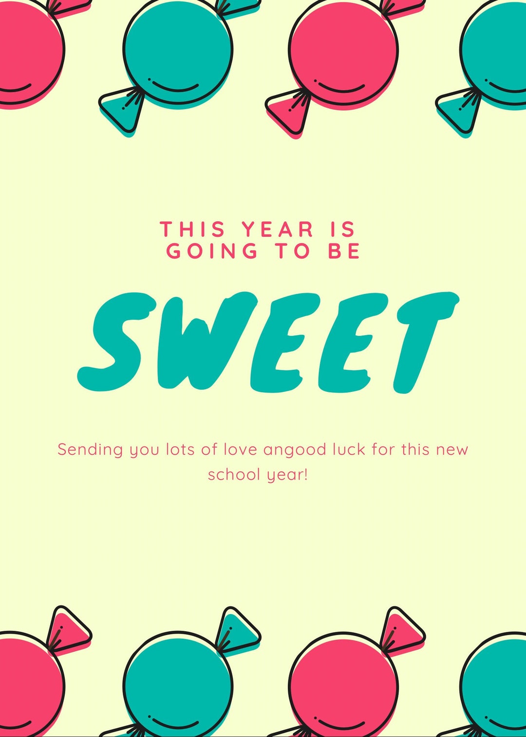 Back to School Goodie Bag Printable Etsy