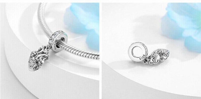 Wow Schmuck Charms Anhänger 925 Sterling Silber Charm Herz Valentinstag Geschenk kompatibel Pandora Geschenke für Freundin. Bild 2