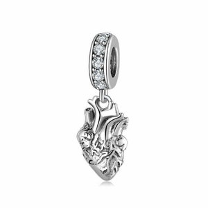 Wow Schmuck Charms Anhänger 925 Sterling Silber Charm Herz Valentinstag Geschenk kompatibel Pandora Geschenke für Freundin. Bild 3