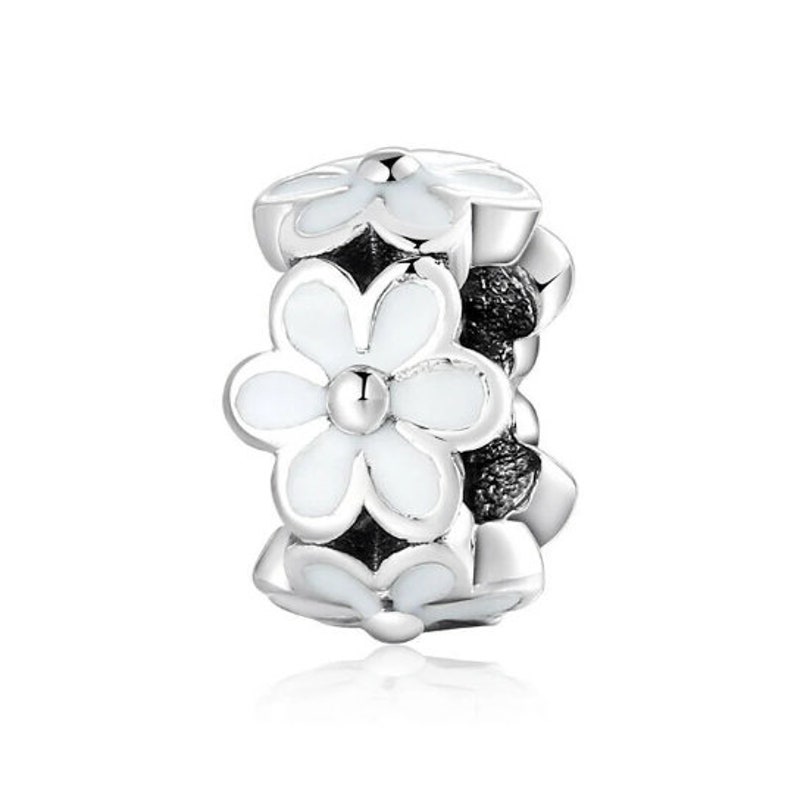 Wow Schmuck Charms Stopper 925 Sterling Silber Charm Blume kompatibel Pandora Geburtstag Geschenk für Damen Freundin. Bild 8