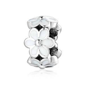 Wow Schmuck Charms Stopper 925 Sterling Silber Charm Blume kompatibel Pandora Geburtstag Geschenk für Damen Freundin. Bild 6