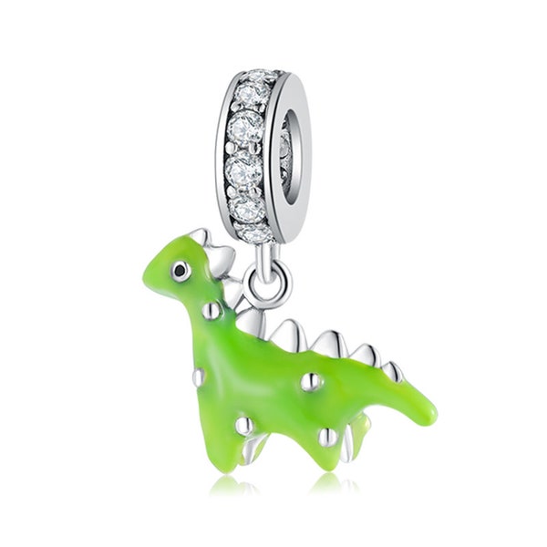 Wow Jewelry | Charms pendant compatible Pandora 925 sterling silver | Charm bracelet dinosaur animals gift idea for girlfriend women.