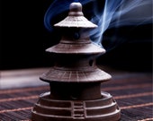 Ceramic Incense Burner Household Indoor Purifying Air Incense Burner Sandalwood Zen Aroma Burner