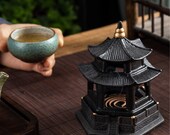Ceramic Incense Burner Household Indoor Purifying Air Incense Burner Sandalwood Zen Aroma Burner