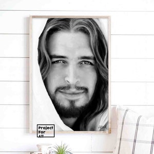 Jesus Christ Portrait PRINTABLE, Jesus Painting, Jesus Portrait, Jesus Picture, Christian Art, LDS picture, Christian Gift Instant Download