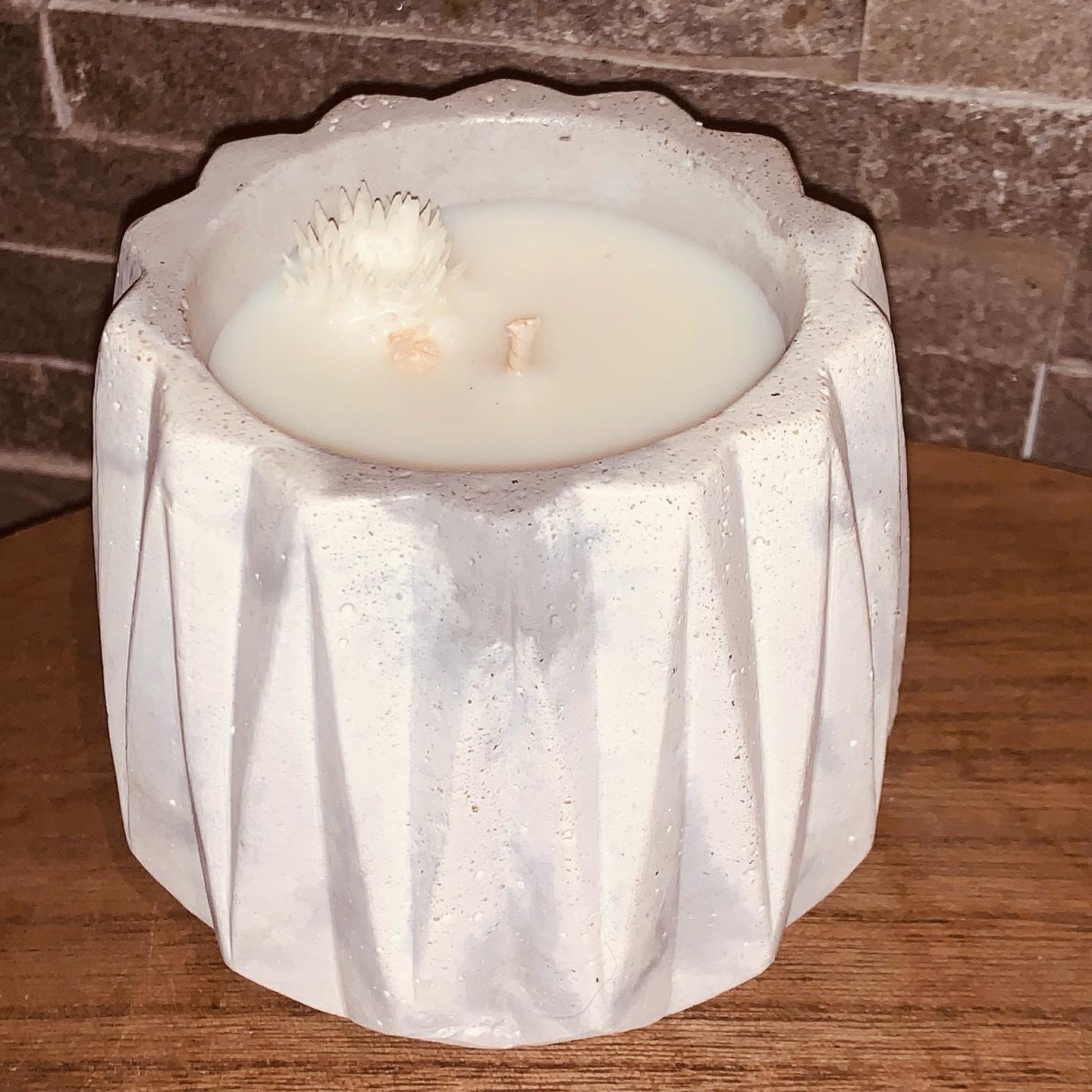 Bougie Béton Lait de Coco