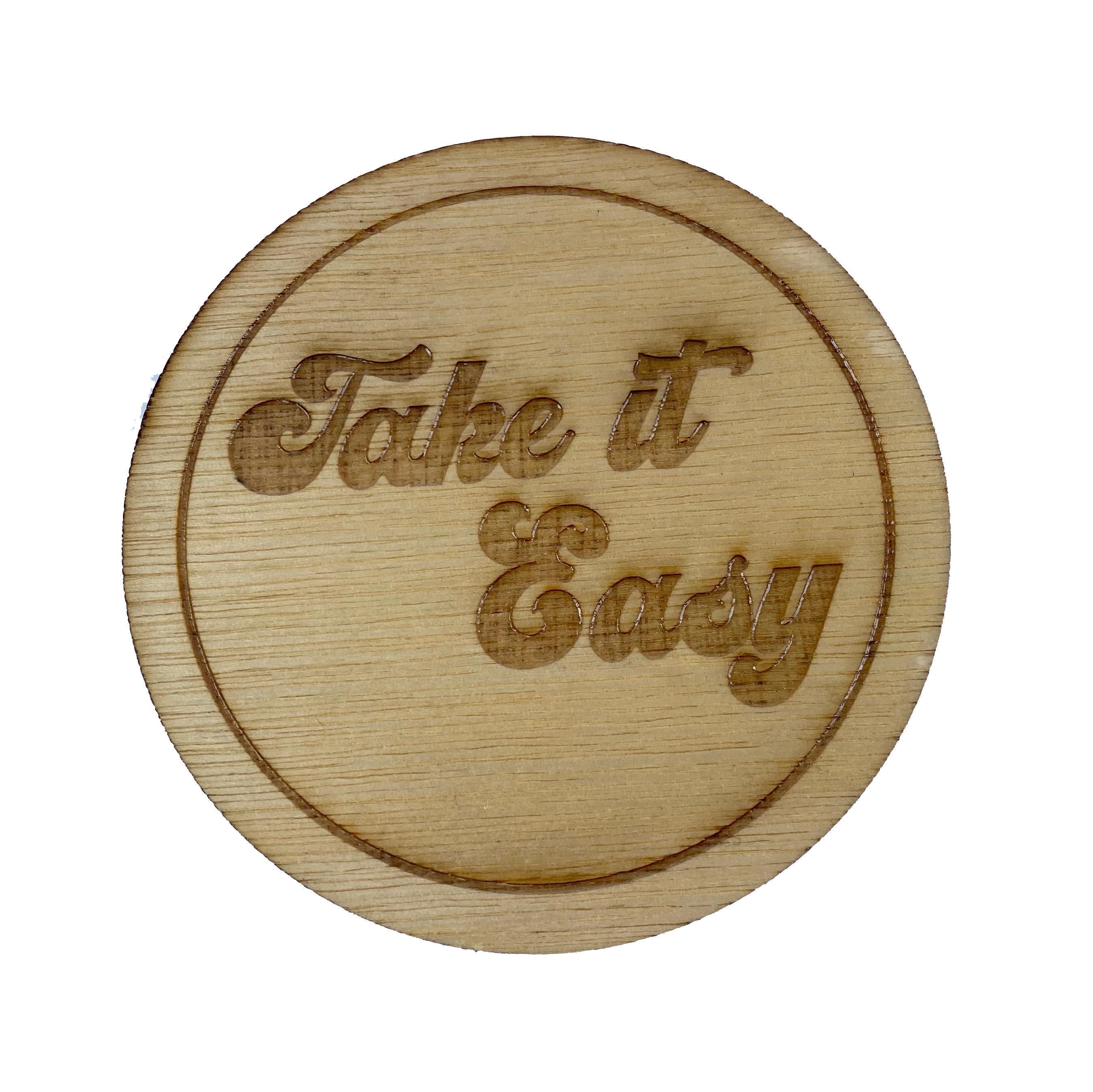 Laser Etched Coaster Etsy