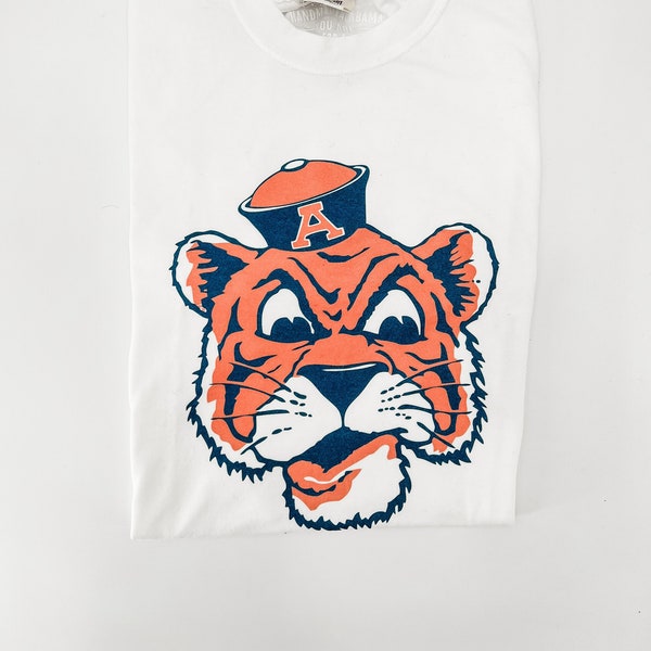 Auburn Old School Aubie Tee | Comfort Colors | Sports | SEC Football | Men's Clothing | Women's Clothing | War Eagle | Auburn Tigers | Aubie