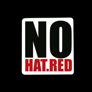 Hass Zitat Aufkleber, Laptop Aufkleber, Planer Aufkleber, positiv Aufkleber, Frauenpower Aufkleber, Kein Hut.Rot, Hass machte nie eine Nation großartig