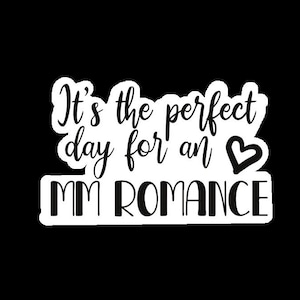 Perfekter Tag für einen MM Romance Aufkleber, Laptop, Buch-Nerd, Buchliebhaber, LGBTQ Romanze, mm Romantik, Gay Romanze, Liebe ist Liebe Aufkleber
