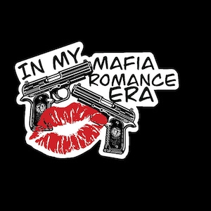 Mafia Romance pegatina, pegatina portátil, nerd de libros, amante de los libros, me encanta leer, pegatina kindle, libros de romance de la mafia, pegatina de tableta, brillante