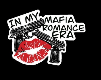 マフィア・ロマンス・ステッカー、ノートパソコン用ステッカー、本好き、読書好き、Kindle用ステッカー、マフィア・ロマンス・ブック、タブレット用ステッカー、光沢紙