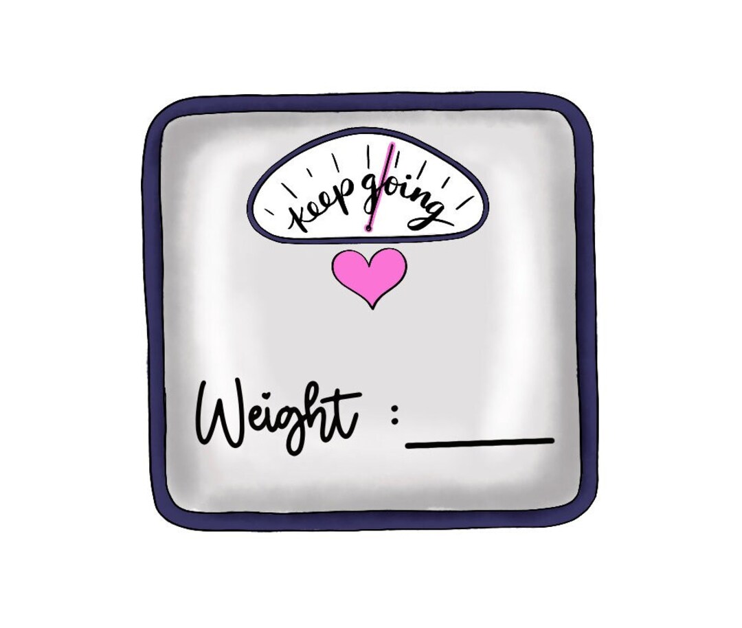 Weight Loss Bundle Stickers, Planner Stickers, Calendar Stickers, Home ...