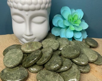 Serpentine Palm Stones / Worry stones,  Kundalini, Nature, Spirituality, Canadian Seller, Fast Shipping!
