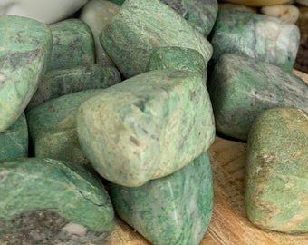 Fuchsite tumbled stone, Healing, Self Worth, Insight, Canadian Seller, Fast Shipping!