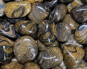 Stromatolite Tumbled Stone, Knowledge, Transformation, Growth, Canadian Seller, Fast Shipping!