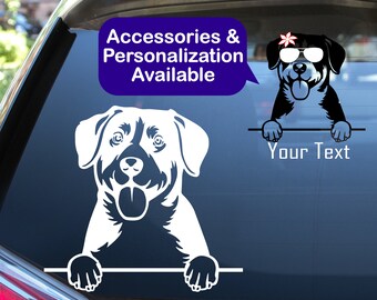 Entlebucher Mountain Dog Car Decal Sticker / Personalized Entlebucher Mountain Vinyl Dog Decal Sticker / Dog Laptop Cup Water Bottle Sticker