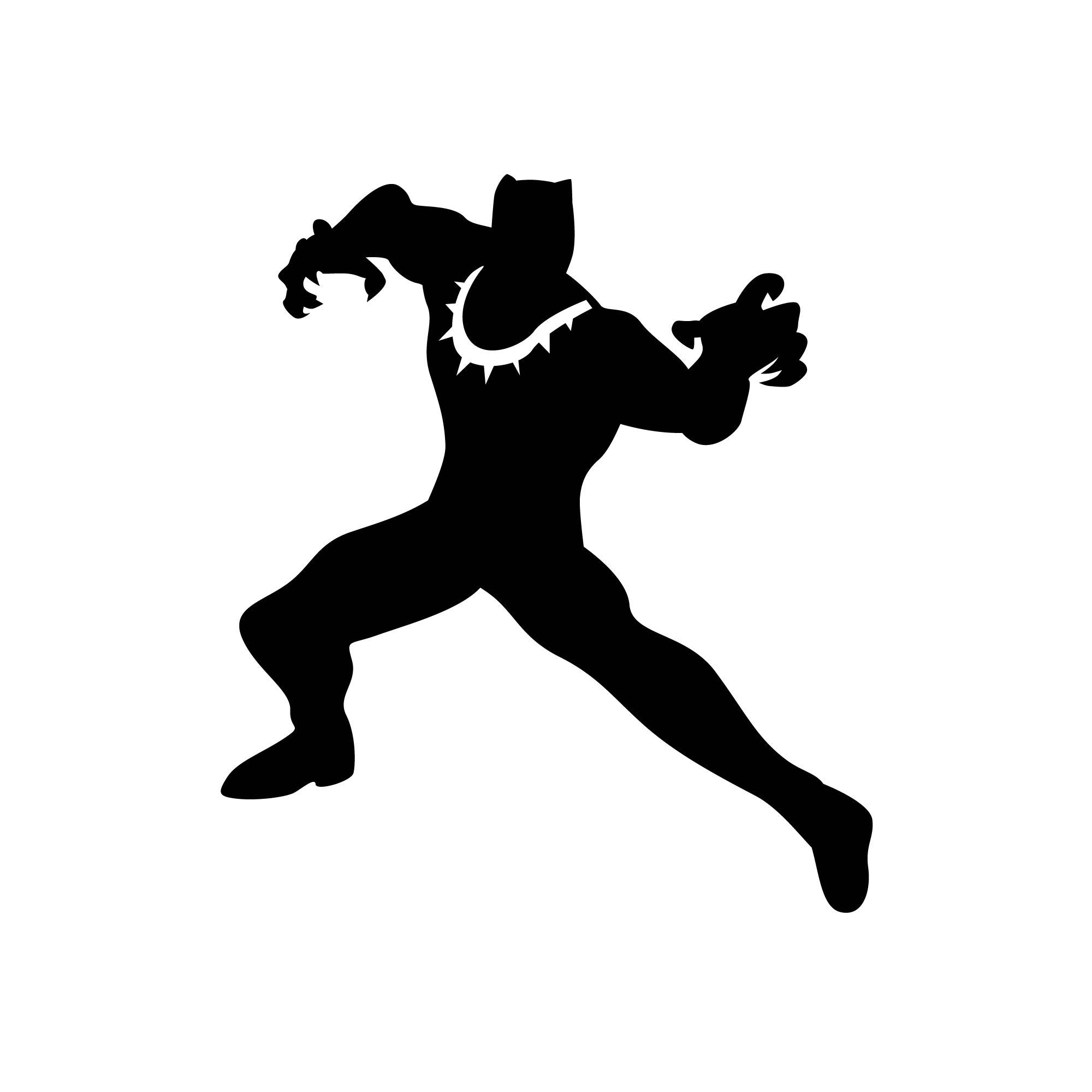 Black Panther Svg Ai Eps Png Digital Clip Art Image Et Etsy France