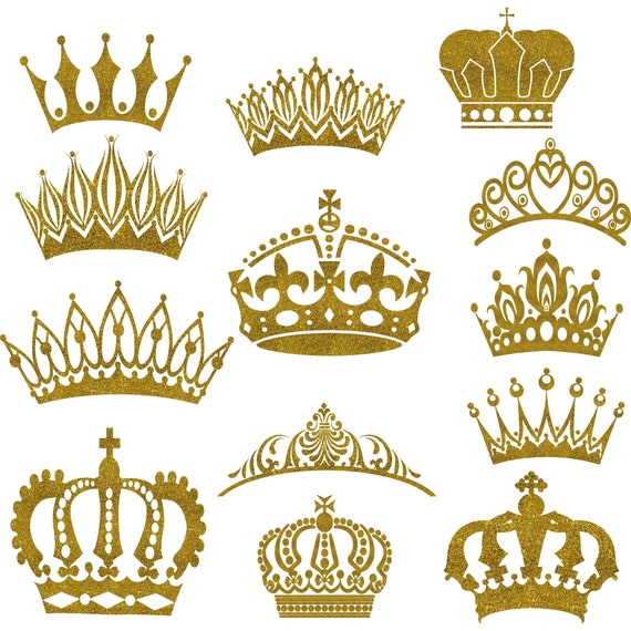 Reine de la couronne de paillettes d or