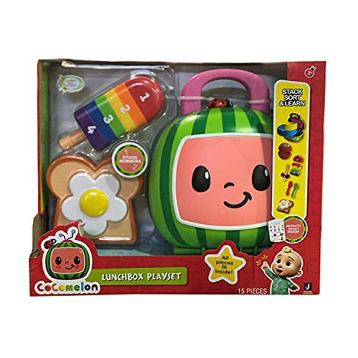 CoComelon JJ Lunchbox Playset Sort Stack & Learn | Etsy