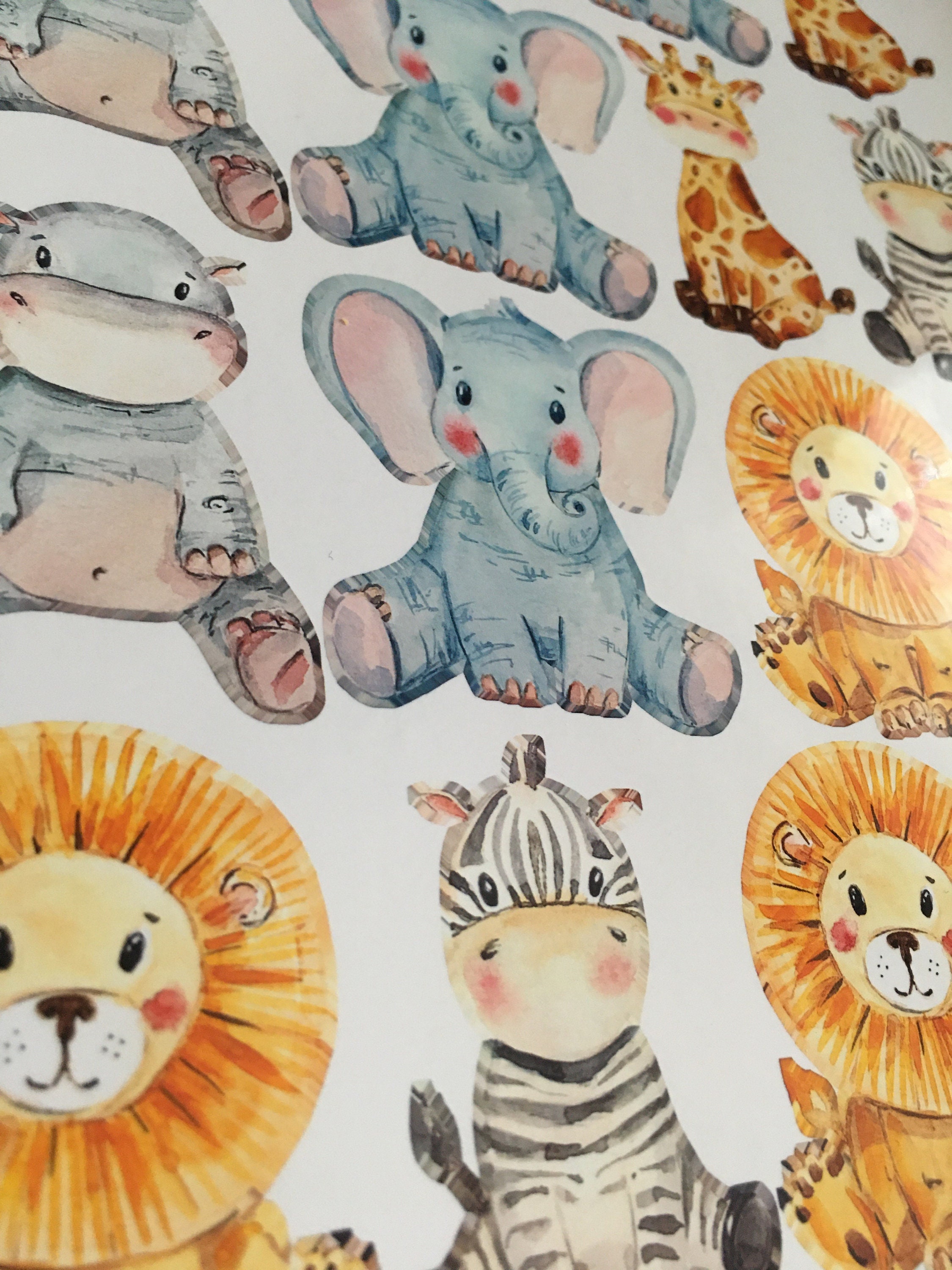 Waterproof Glossy Vinyl Animal Stickers / Decals for Pump Etsy