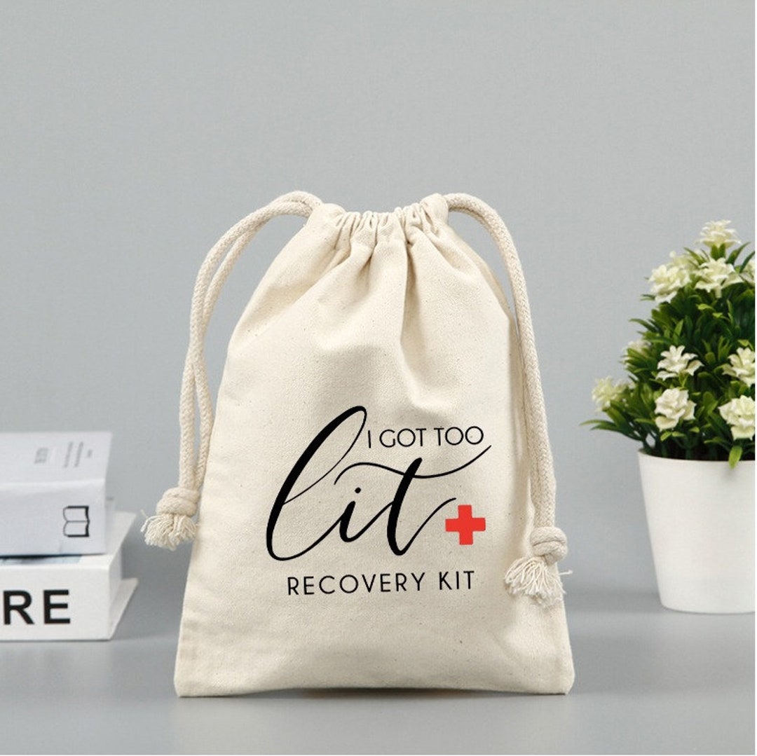 Set of 10/20/50/100got Too Lit Hangover Kit Bags Hangovers Etsy